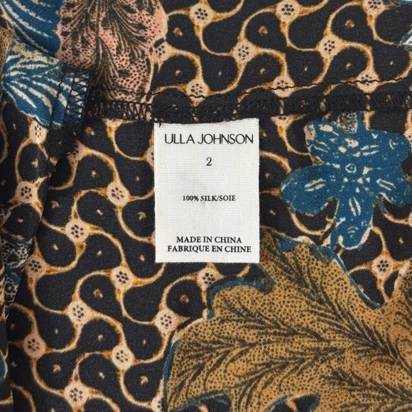 Ulla Johnson Wide-Leg Silk Floral Sawyer Pants - Picture 7 of 7